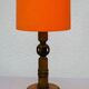 Large pine table lamp by Uno & Östen Kristiansson for Luxus, Sweden