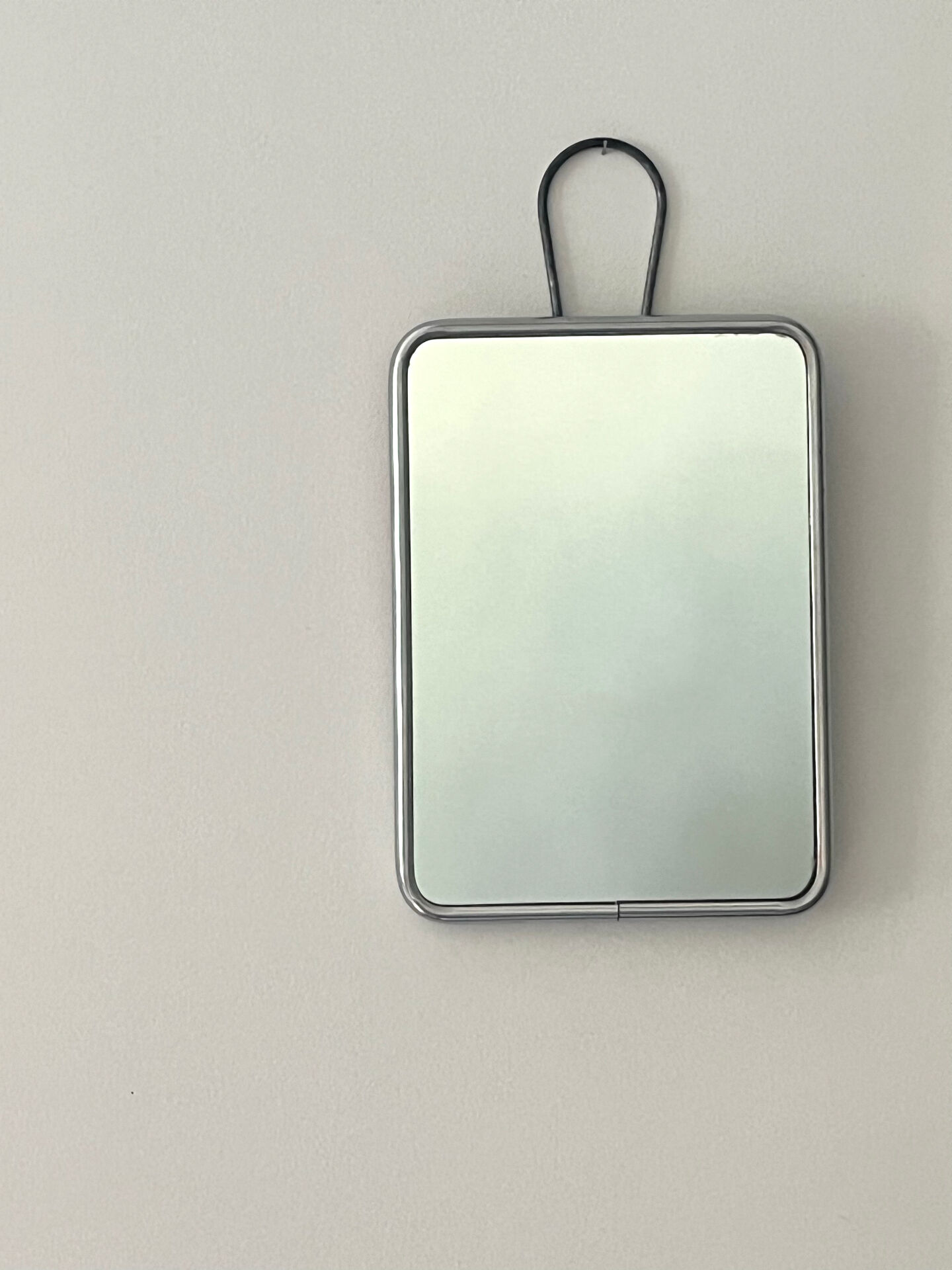 Small barber's mirror