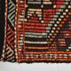 7x11 Kilim Dark Brown Large Area Handwoven Kilim Rug, 218x320 Cm