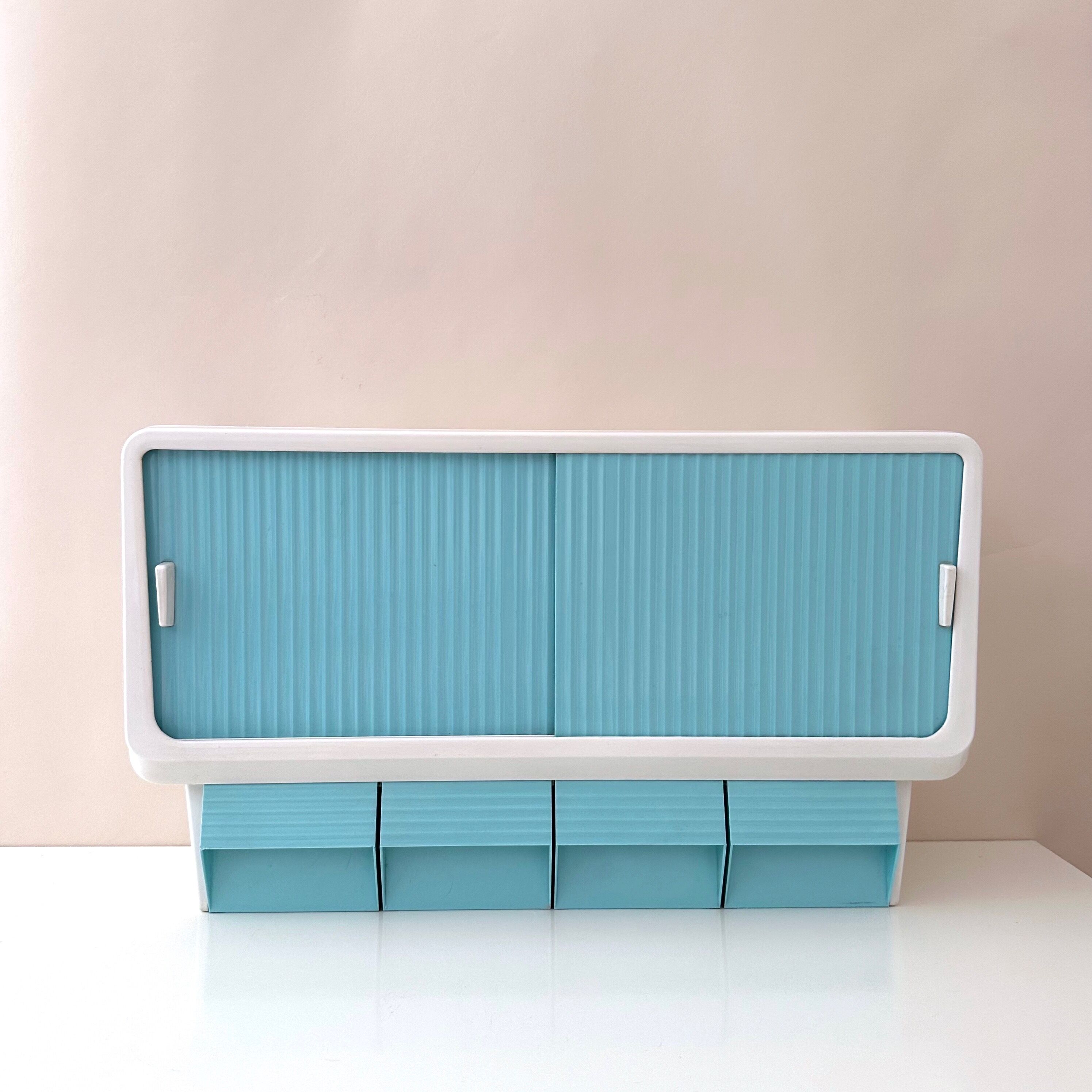 Mid Century kitchen cupboard, kitchen shelf, wall cupboard