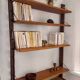 Teak shelving unit, Vintage Scandinavian 1960s