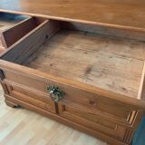 Natural wood sideboard