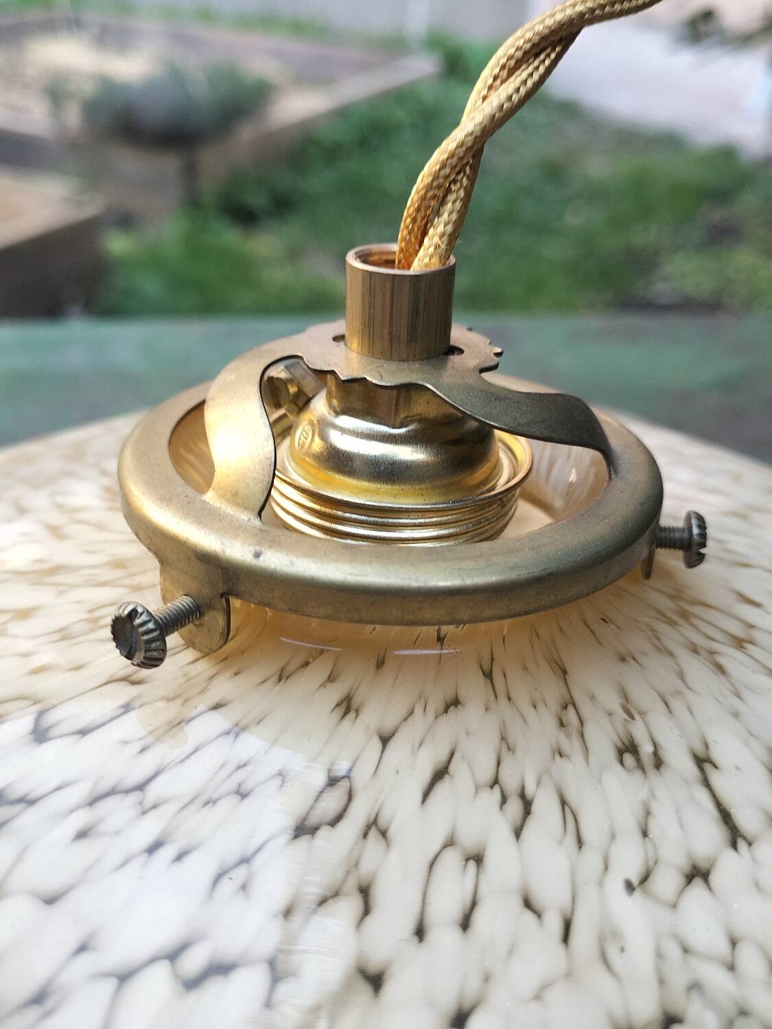 Clichy glass pendant light