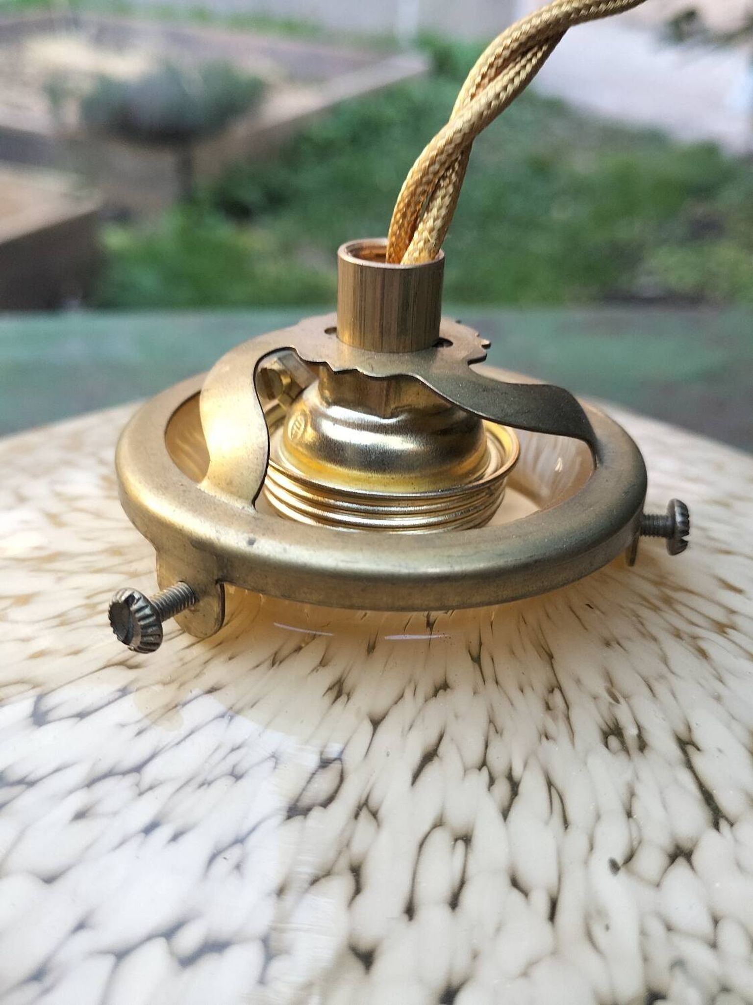 Clichy glass pendant light