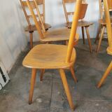 Set of 8 60s bistro chairs
