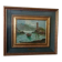 huile GIOVANNI BERTE' ANS 50 PAYSAGE FLUVIAL