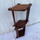 Pair of art deco harnesses, end tables, diamond side tables, 1930