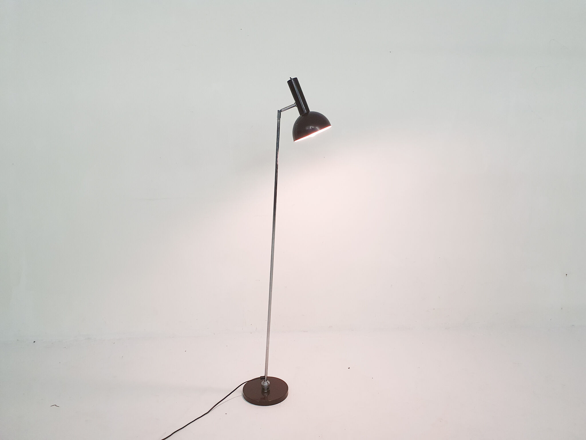 Mid-century adjustable floor lamp by Busquet for Hala, the Netherlands 1950's