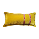 Mustard velvet rectangular cushion