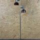 1960s 1970s Floor Lamp in Metal Space Age Design Mid Century