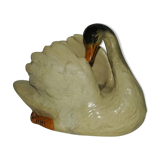 planter in the shape of ceramic swan of vallauris swan plant