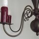 Five-light Flemish chandelier in silver-plated metal 5181