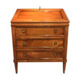 Small secretary English donkey back office Madame 3 drawers