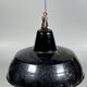 1930s/1940s Ceiling Lamp Industrial Lamp Enamel Loft Metal Bauhaus Design