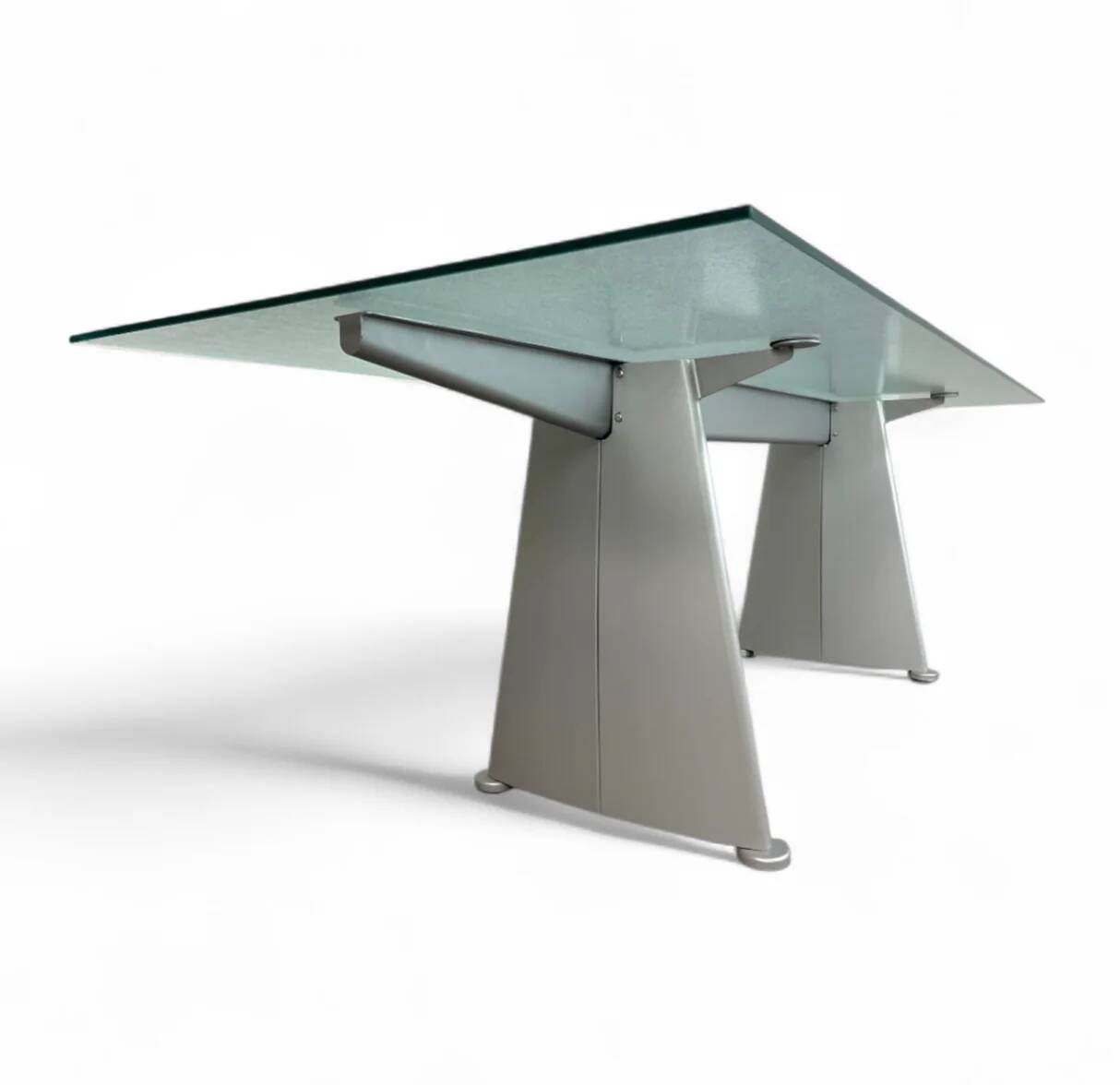 Jean Prouvé Trapèze dining table by Tecta, 1980s