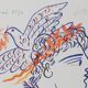Alekos fassianos: athlete and dove of peace, signed lithograph