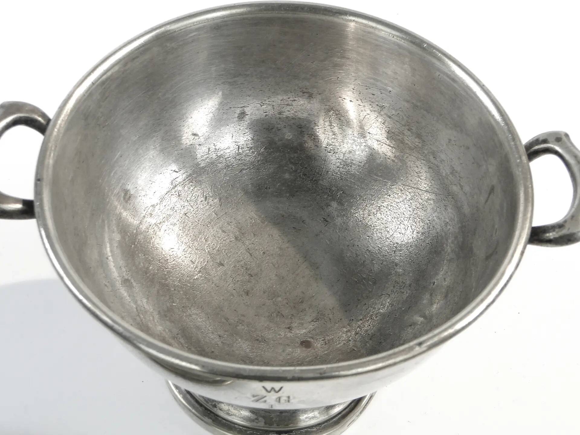 Soup tureen, Art Deco, silver-plated brass, Norblin, Poland, 1930s