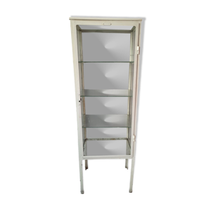 Vitrine médicale métallique années