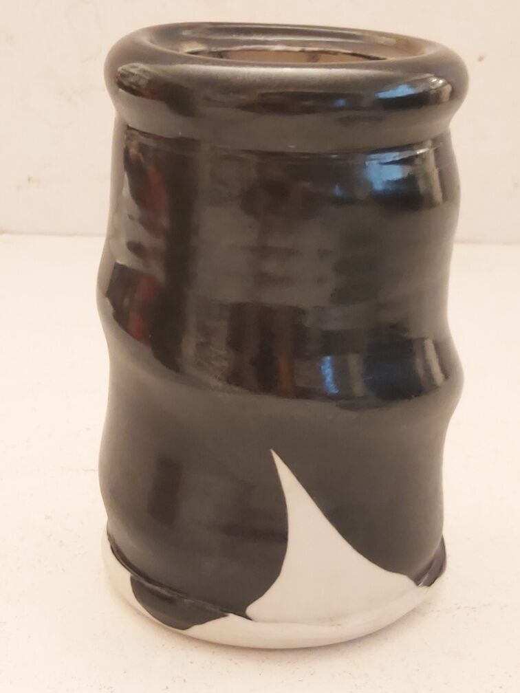 Vintage Mado Jolain ceramic vase signed