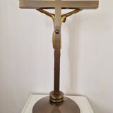 Jean Lambert Rucki Important gilded bronze sculpture Christ on the cross