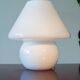 Blown glass mushroom lamp 1970