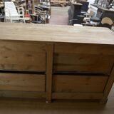 Commercial furniture has 4 large drawers fir 1930