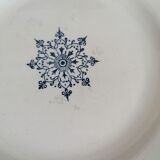Set of 4 plates St Amand Terre de Fer
