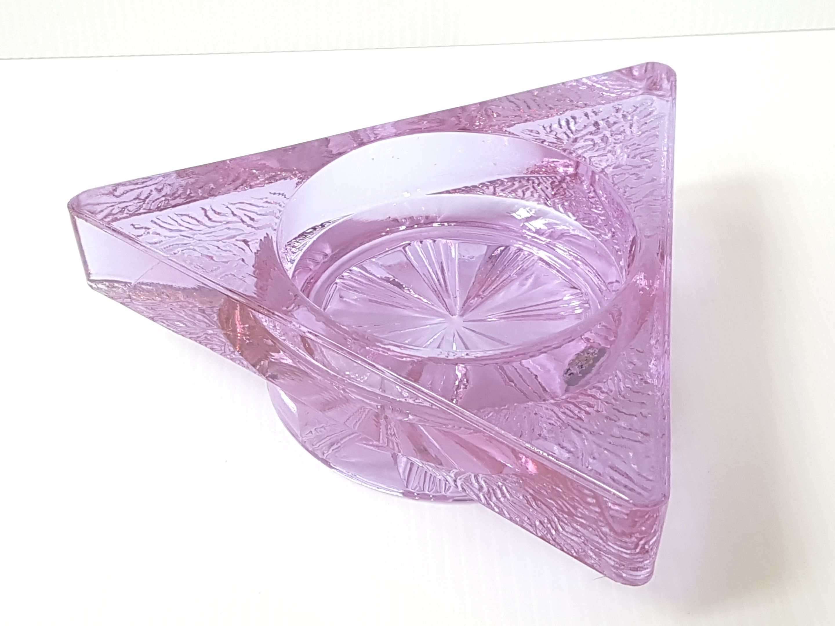 1960 vintage glass ashtray