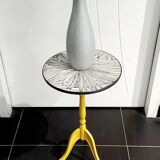 Old revamped tripod pedestal table