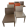 1 lot de 8 chaises Poltrona Frau