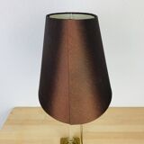 Hollywood Regency brass and plexiglass lamp, 1970s