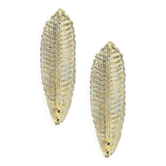 Pair of Italian Venetian Gold “Graniglia” Leaf Murano Glass Wall Sconces