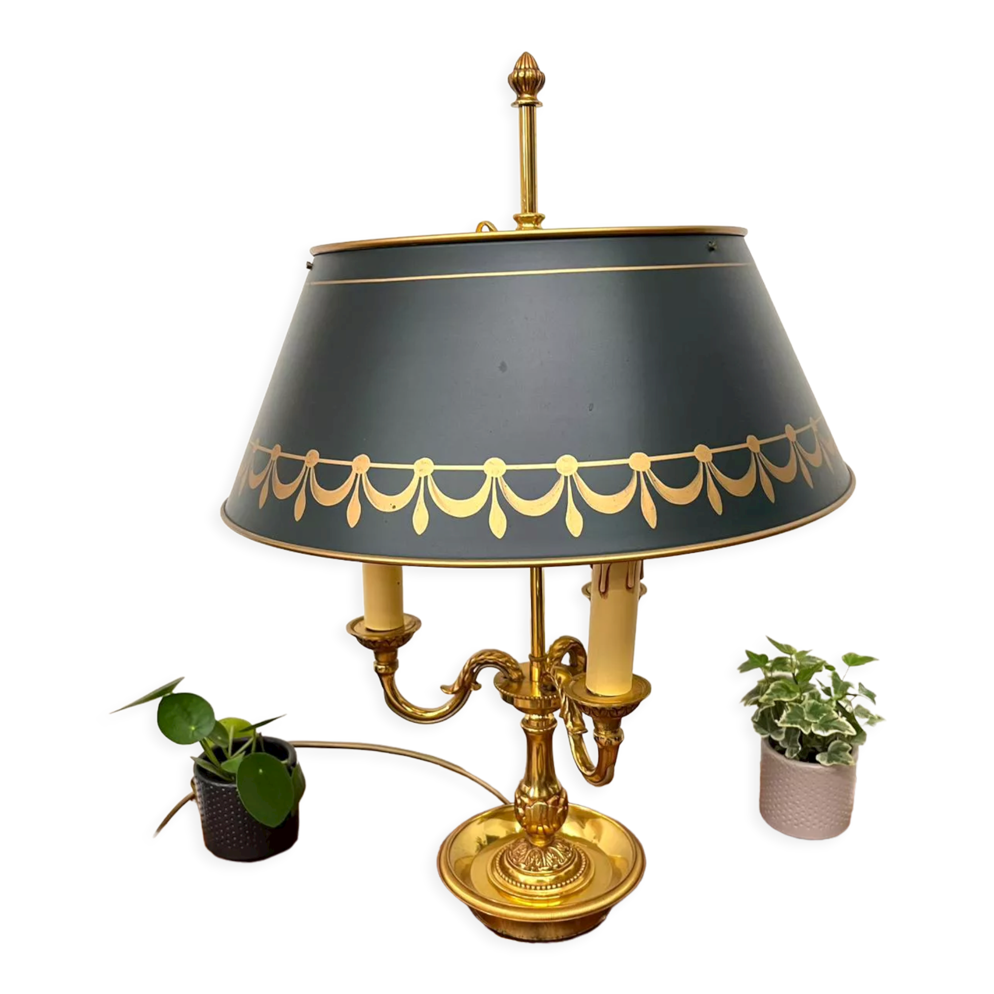 Lamp Bouillotte Louis XVI Lucien Gau