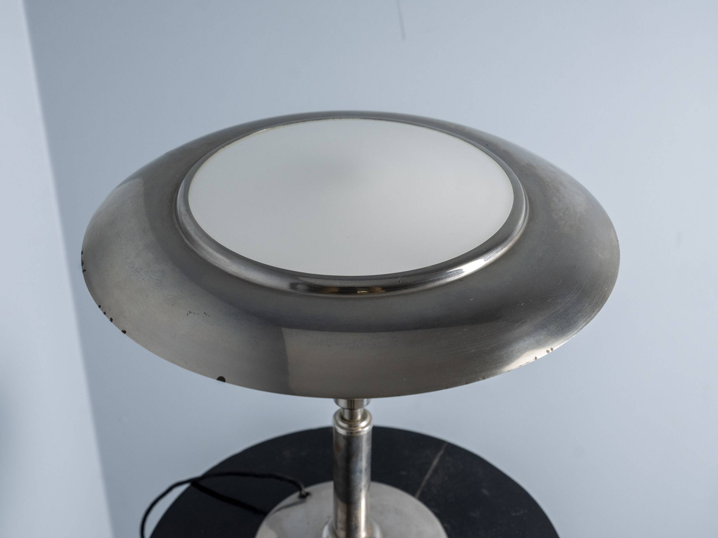 Art Deco table lamp with opaline glass, circa 1930