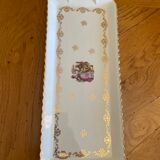Plat à gâteau en porcelaine