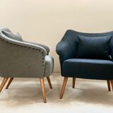 Pair of armchairs 50s