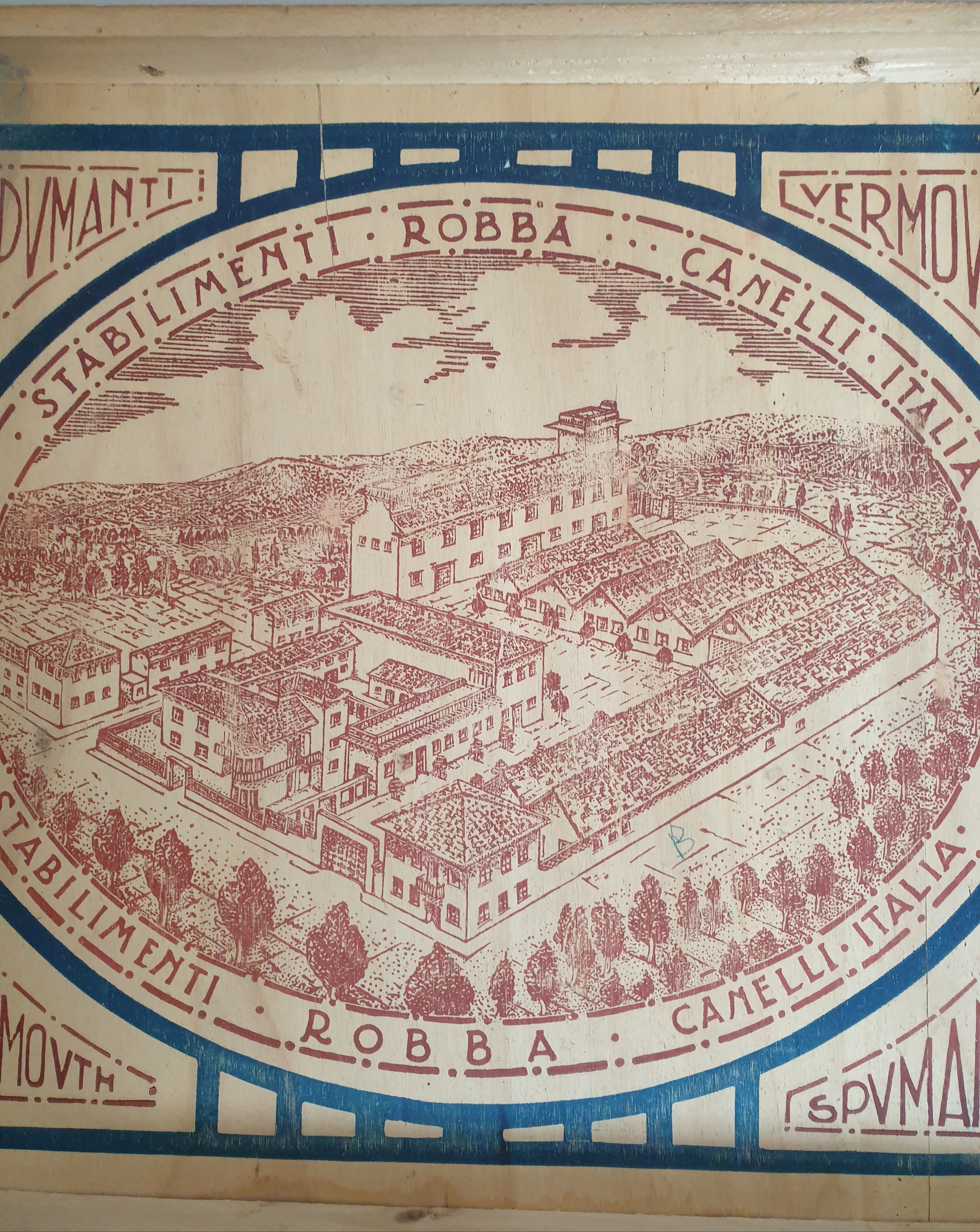 Advertising box box Liqueur Italy