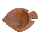 Teak pocket in fish shape 1960