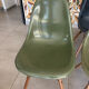 Olive green Eames chairs