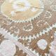 Vintage hand-embroidered tablecloth 140x156 cm