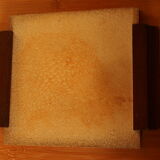 Sandstone and wood triflies by Roger Capron