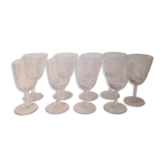 Set of crystal glasses