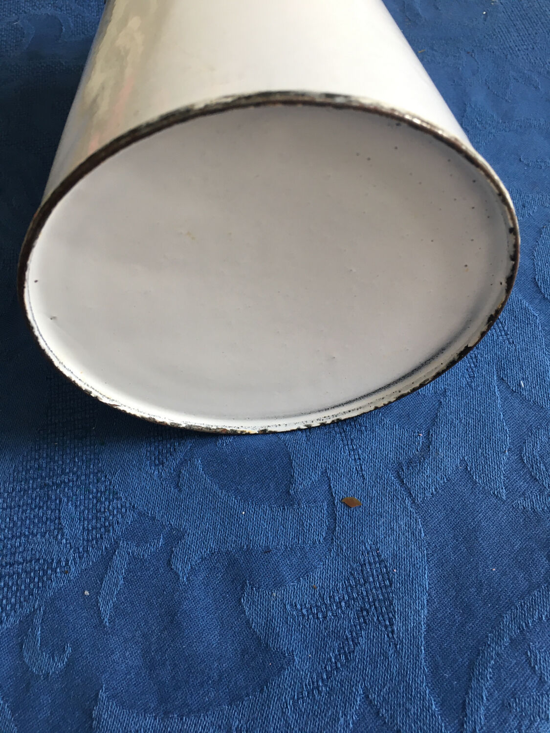 Enamelled sheet milk jug