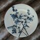 3 mismatched antique flat plates in ironstone