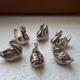 Knife rests, swan figurine