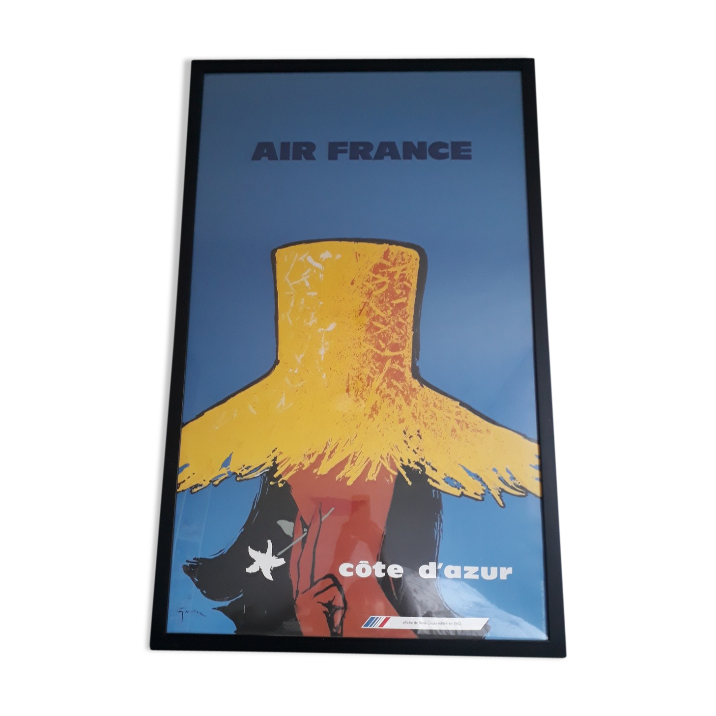 Air France Côte d'azur poster by René Gruau