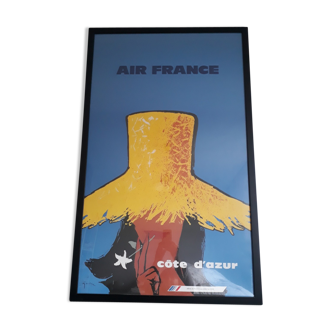 Air France Côte d'azur poster by René Gruau