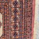 Vintage carpet pakistan drawings bokhara handmade 124x186 cm