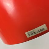 Lamppost for Ikea, space age, orange spot, 70s