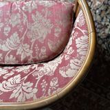 Louis XVI style 2-seater “basket” bench